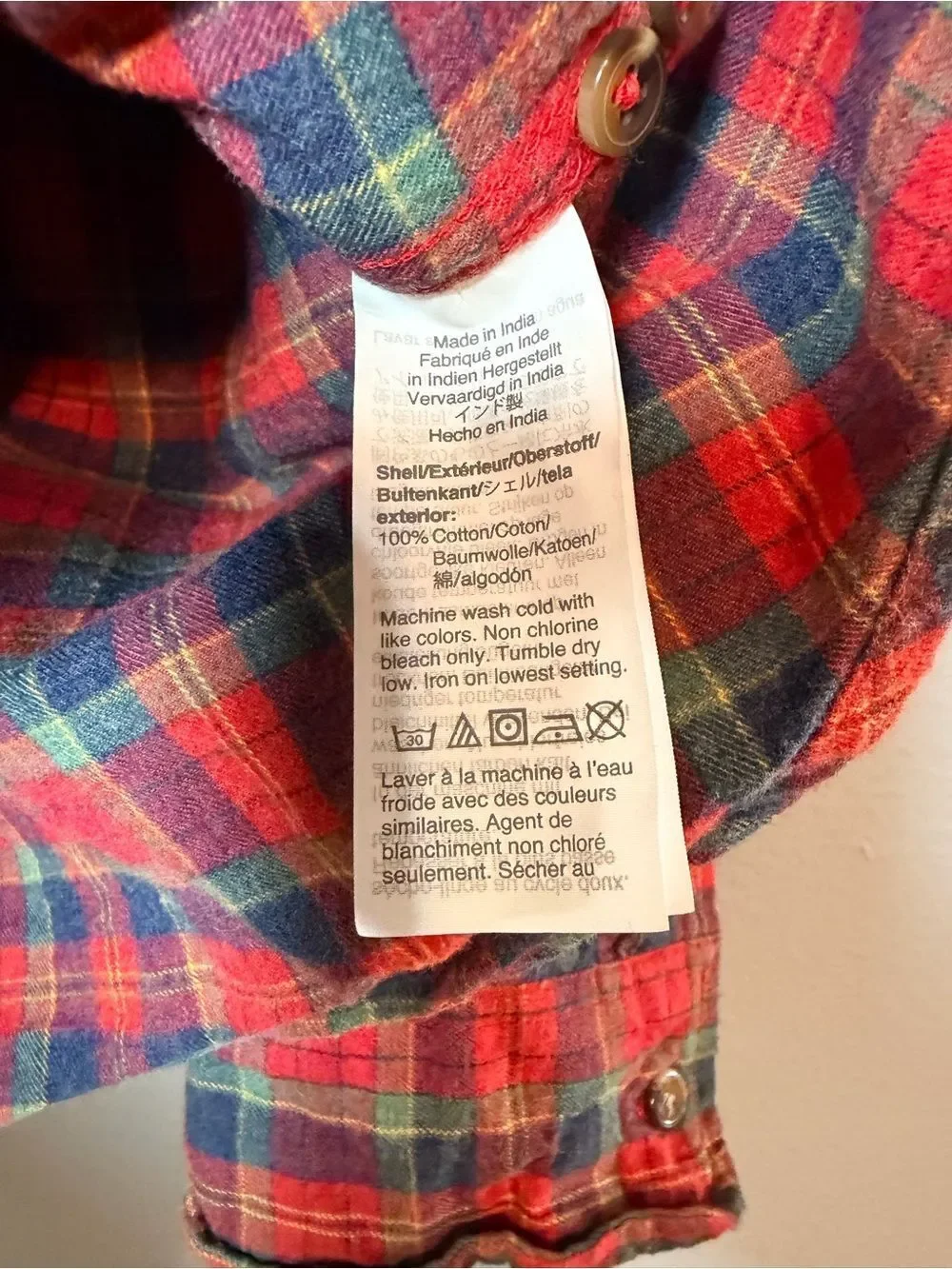 J. Crew Men's Red Plaid Button Down Flannel Shirt Size XL Slim Untucked